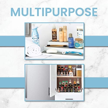 Homeries Expandable 3-Tier Spice Rack with Modern Design