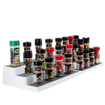 Homeries Expandable 3-Tier Spice Rack with Modern Design