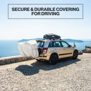 Team Obsidian | Outdoor Storage or Travel Cover for 2 bikes, X-Large Bike Cover, Ebike Accessories, Bicycle Cover, Heavy Duty, Electric Bike Cover Waterproof Outdoor | 210D, 300D, 600D