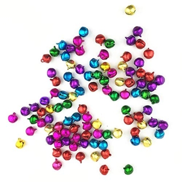 LaVieEnRose 100pcs Mini Jingle Bells for DIY Crafts