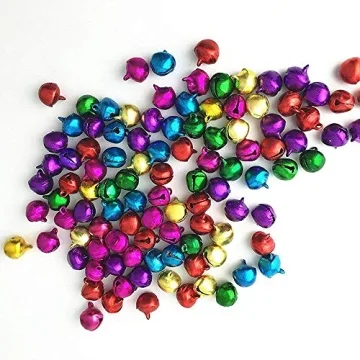 LaVieEnRose 100pcs Mini Jingle Bells for DIY Crafts