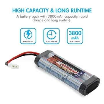 Tenergy 7.2V RC Battery Pack 3000mAh High Capacity