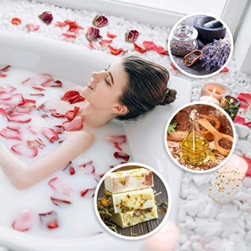 Natural Dried Flowers Kit for DIY Crafts & Skin Care