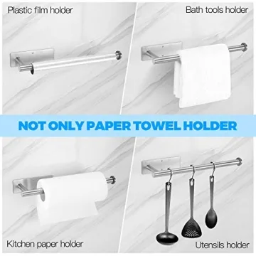 Under Cabinet Paper Towel Holder Made of Stainless Steel