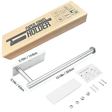 Under Cabinet Paper Towel Holder Made of Stainless Steel