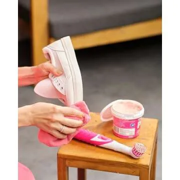 Stardrops - The Pink Stuff Miracle Cleaning Paste & SQeeZY Scrubber Sponge Bundle – All-Purpose, Non-Scratch Cleaner for Kitchens, Bathrooms, Walls, Floors, Pots, Grout, and More