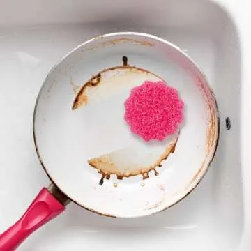 Stardrops - The Pink Stuff Miracle Cleaning Paste & SQeeZY Scrubber Sponge Bundle – All-Purpose, Non-Scratch Cleaner for Kitchens, Bathrooms, Walls, Floors, Pots, Grout, and More