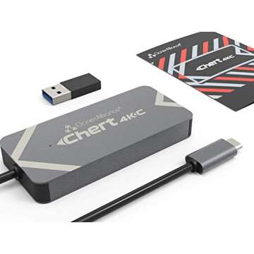 ClonerAlliance Chert 4KC HDMI to USB-C Capture Dongle