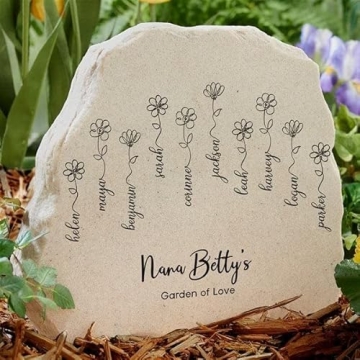 Garden Of Love Personalized Standing Garden Stone Gift