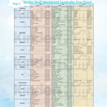 Kinder Fluff Windshield Sunshade Ultimate UV Protection