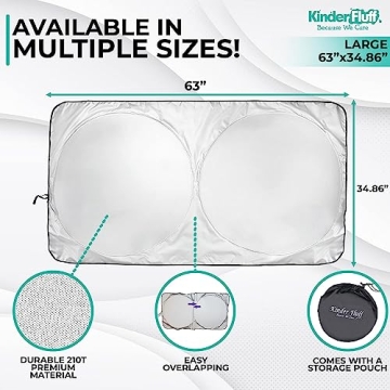 Kinder Fluff Windshield Sunshade Ultimate UV Protection