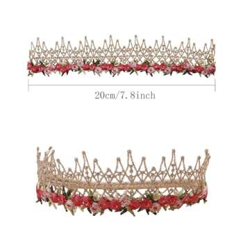 BFNAAgirl Baby Girl Floral Headband Set - 3pcs Elastic Hair Accessories Gift for Girls