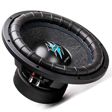 Hifonics BRW12D2 2000 Watts 12 Inch Brutus Car Audio Subwoofer with Heavy Gauge, Powder Coated, Alum...
