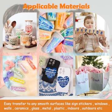 TECKWRAP Black Grid Transfer Tape for Vinyl Projects