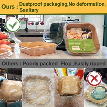 Air Fryer Disposable Paper Liners 9 Inch, 125 Pcs