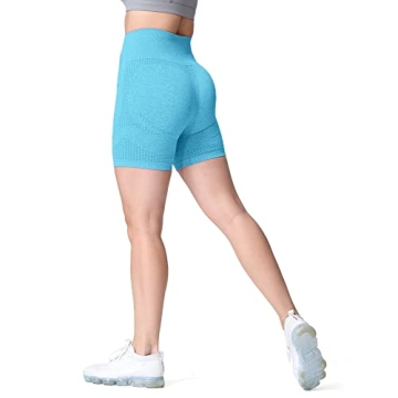 Aoxjox Vital Seamless Biker Shorts - High Waist Workout Booty Shorts for Women