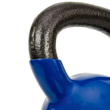 Sunny Health & Fitness Vinyl Coated Kettlebell 20-Pound