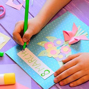 700 Pieces Clear Dewdrop Water Droplets Embellishments Dewdrop Simulation Embellishments Round Clear Waterdrop Resin Beads Scrapbooking Embellishments with Storage Box for DIY Crafts Card Making Decor