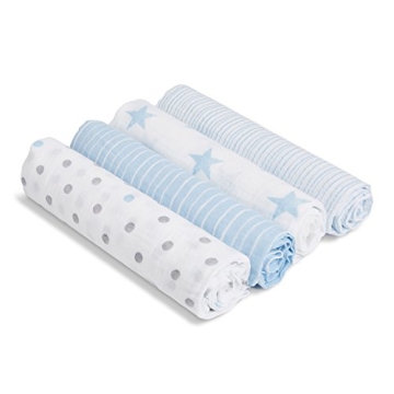 aden + anais Essentials Muslin Swaddle Blankets - Soft, Breathable Infant Comfort
