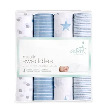 aden + anais Essentials Muslin Swaddle Blankets for Babies
