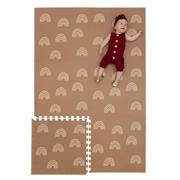 XL Baby Play Mat - 72x48 Inches Soft Foam Puzzle Mat for Safe Toddler Play
