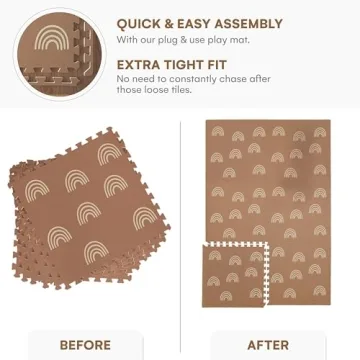 72x48 Inches Soft Foam Puzzle Play Mat for Toddlers Infants