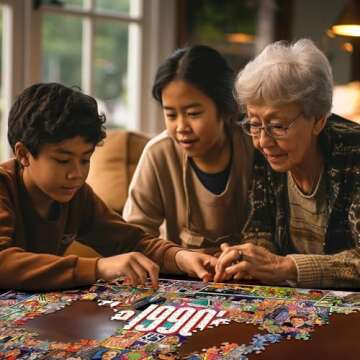 White Mountain Puzzles The 1990s - 1000 Piece Jigsaw Puzzle