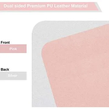SUJAYU Dual Sided PU Leather Desk Pad for Home Office