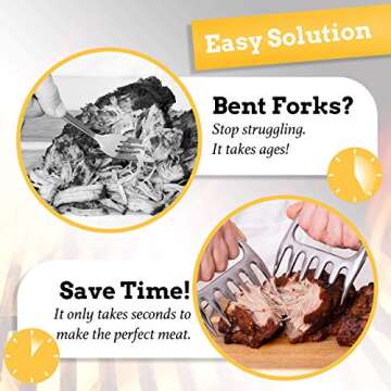 Mountain Grillers Meat Shredder Claws for Effortless Shredding