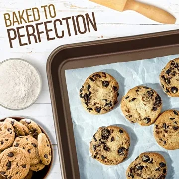 NutriChef Nonstick Baking Sheet Pans - Perfect for All