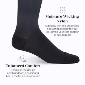 Comrad Knee High Compression Socks - Support & Comfort