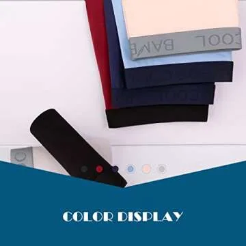Soft and Breathable BAMBOO COOL Men's Boxer Briefs 4 Pack