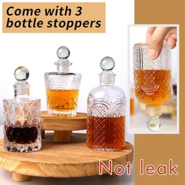 INFTYLE Syrup Bottle Set - Stylish Dispensers for All Syrups