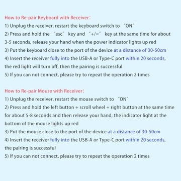 seenda Wireless Keyboard and Mouse Combo for Quiet Workspaces