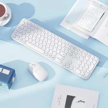 seenda Wireless Keyboard and Mouse Combo for Quiet Workspaces