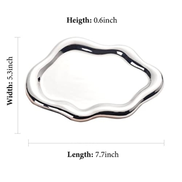 MDFAYE Unique Cloud Shaped Jewelry Dish for Women
