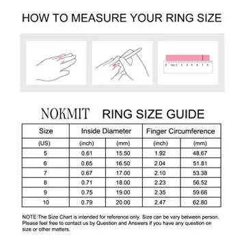 NOKMIT 1mm 14K Gold Filled Solitaire Rings for Women Girls Round Cut Cubic Zirconia Rings Dainty Thin Cute Anniversary Ring Non Tarnish High Polished Comfort Fit Size 4 to 10 (4)