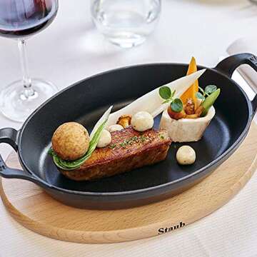 Staub 9.4" Oval Stackable Dish - Versatile & Stylish Cookware