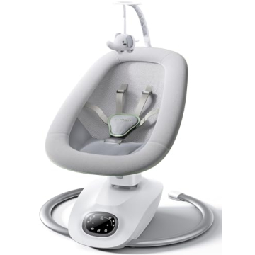 Momcozy CocoSway Baby Swing for Infants to Toddler, 3D-Motion Electric Baby Swing with 6 Motions & 4...