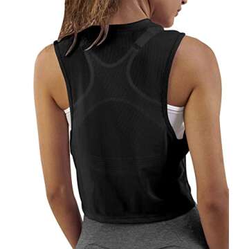 Bestisun Women's Crop Tank Tops - Stylish Athletic Wear for Every Workout
