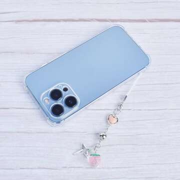 Ruittos Cute Y2K Phone Charms - 4PCS Aesthetic Straps