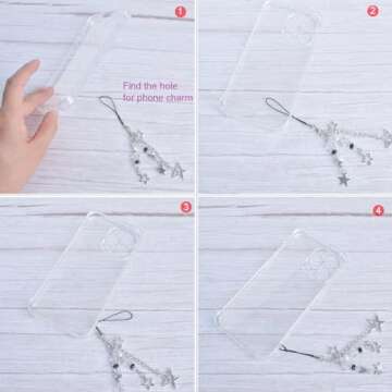 Ruittos Cute Y2K Phone Charms - 4PCS Aesthetic Straps