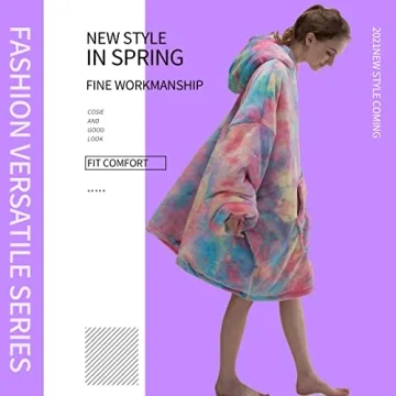 COSUSKET Cozy Warm Oversized Hoodie Blanket for All