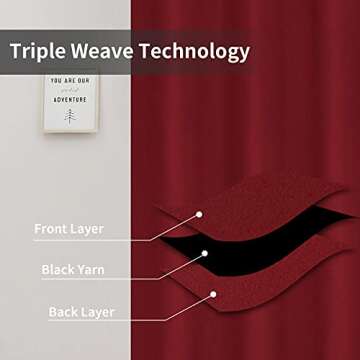 Easy-Going Blackout Curtains - Thermal Insulated, Noise Reducing