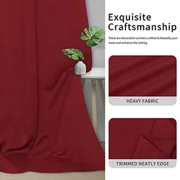 Easy-Going Blackout Curtains - Thermal Insulated, Noise Reducing