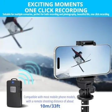 BZE 62 Inch Selfie Stick Tripod with Wireless Remote