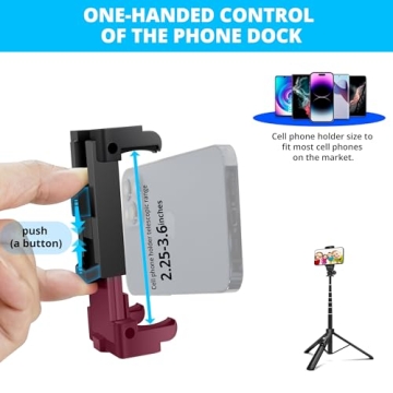 BZE 62 Inch Selfie Stick Tripod with Wireless Remote
