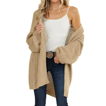 Cozy MEROKEETY Women's Oversized Cardigan for Fall