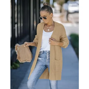 Cozy MEROKEETY Women's Oversized Cardigan for Fall