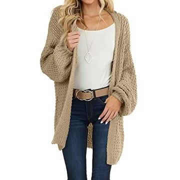 Cozy MEROKEETY Women's Oversized Cardigan for Fall